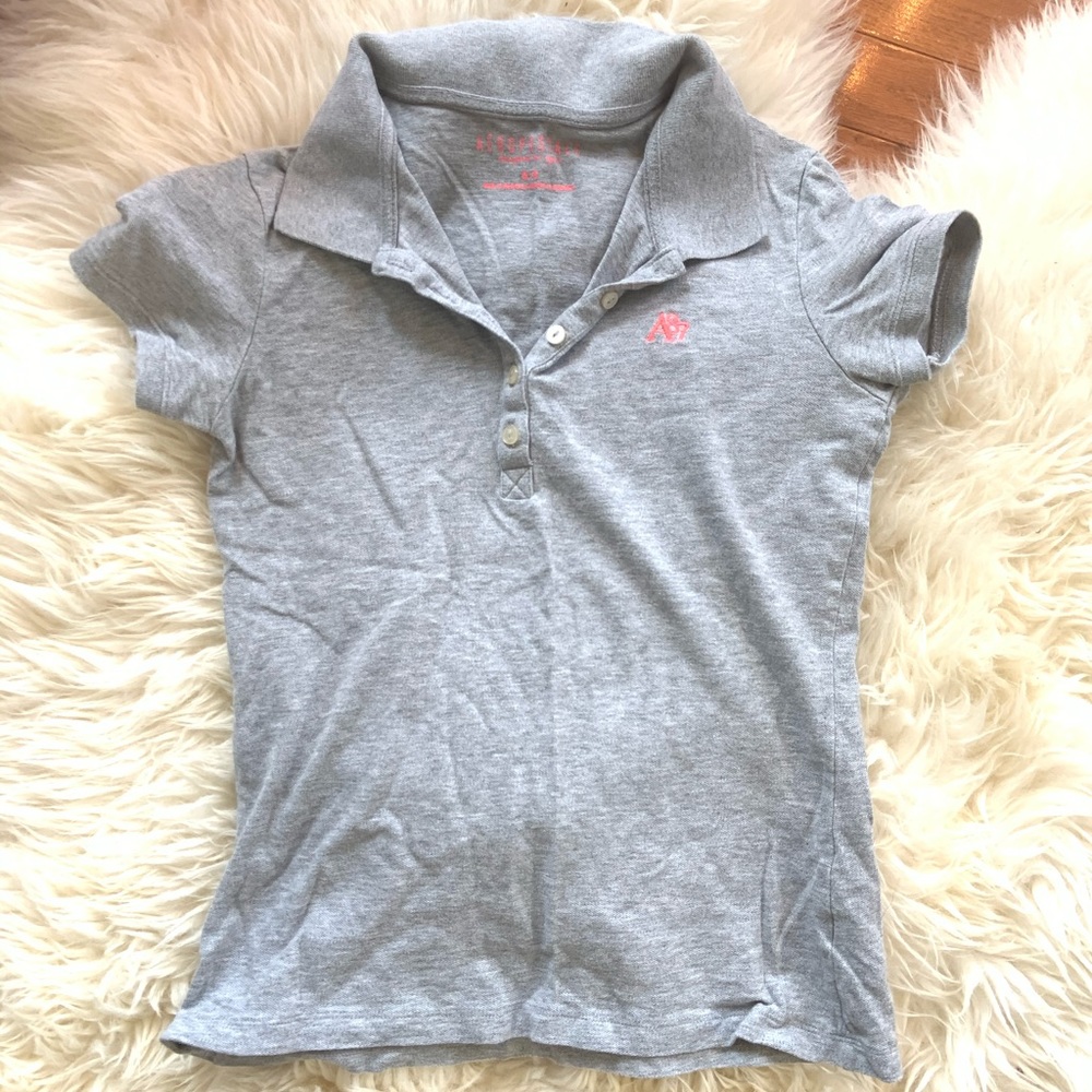 Gray Aeropostale Women’s Polo Shirt